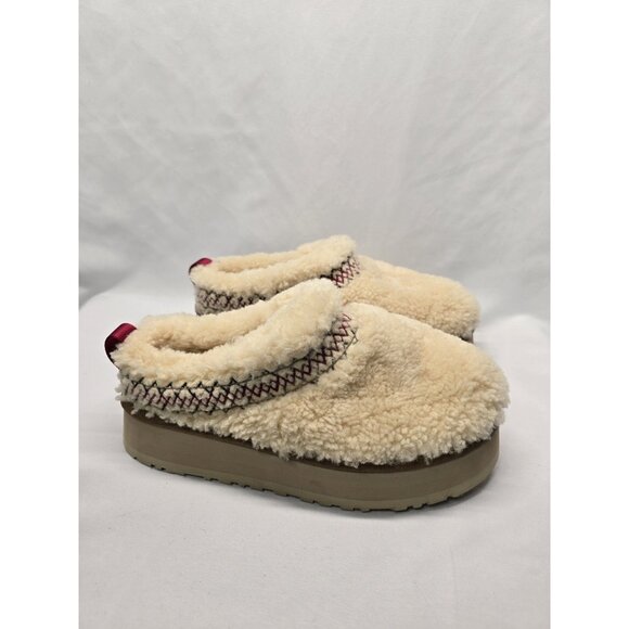 UGG Shoes - UGG Tazz Heritage Braid Slipper, Size US 9- Cream, Womens- Pre-Owned